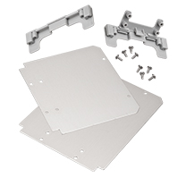 Integra Swing Out Panel; for 6" x 6" enclosure; aluminum